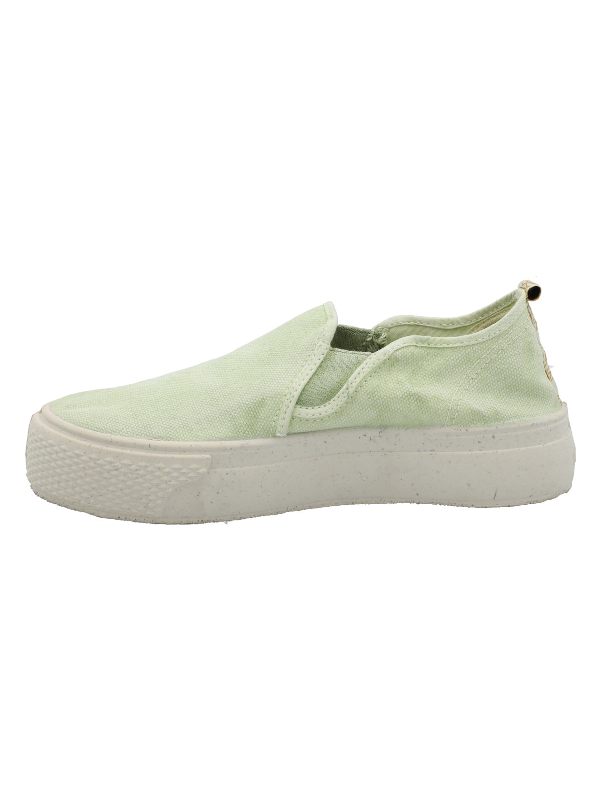 Slip On Algodón Orgánico Mujer Siena Verde Rockford