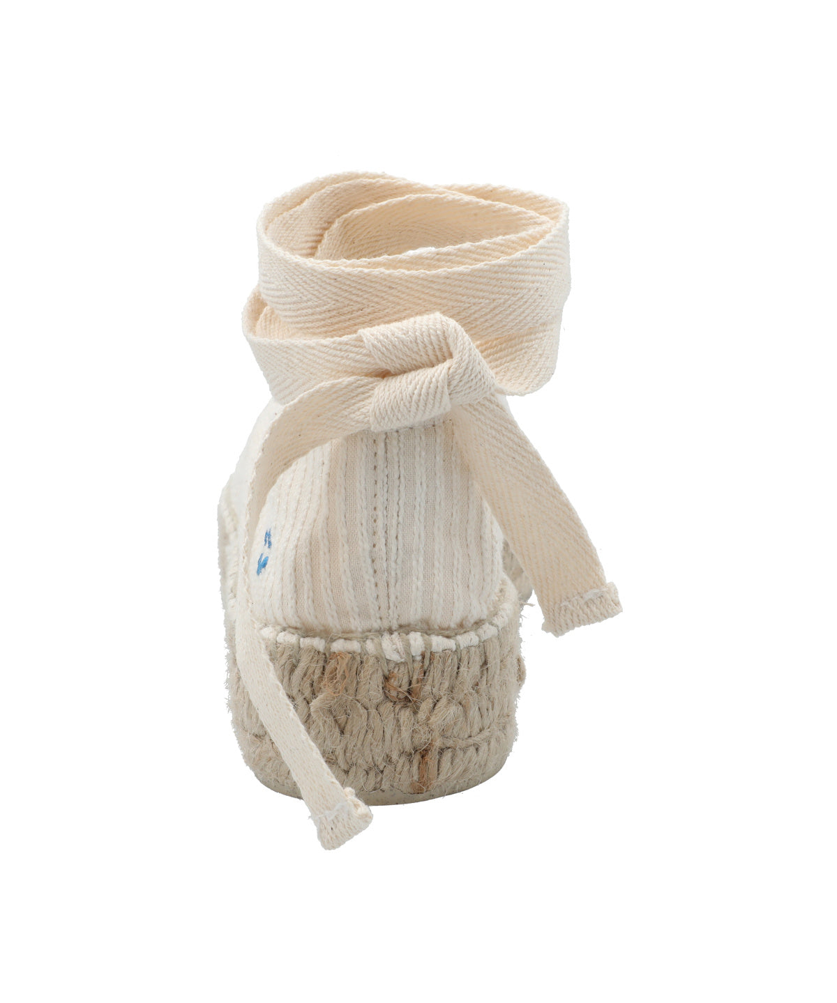 Alpargata Algodón Mujer Roses Blanco Rockford