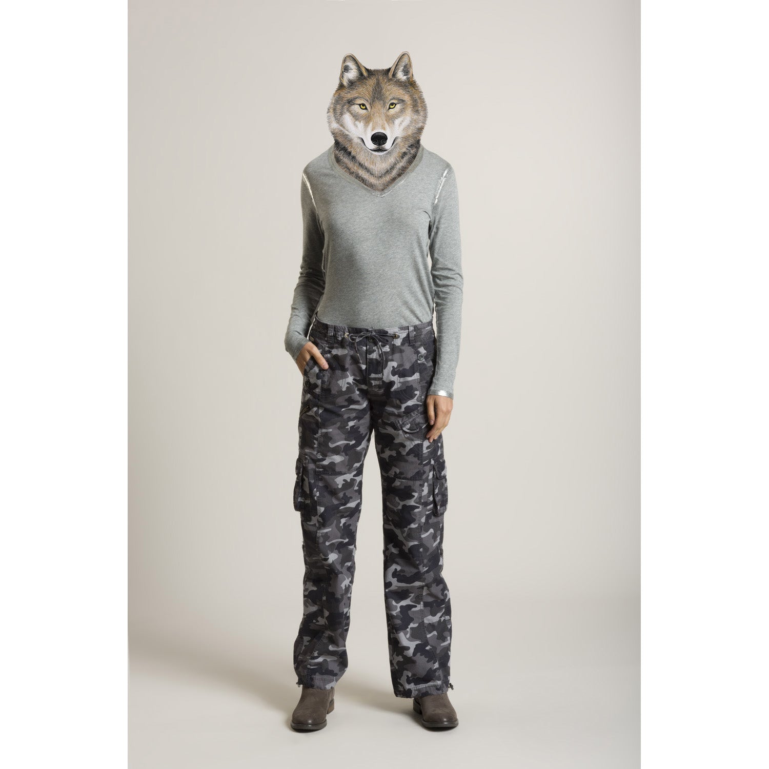 Pantalón Mujer Safari