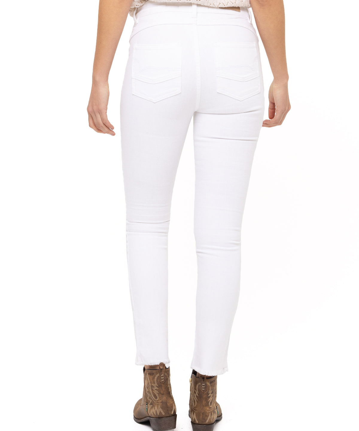 Jeans Natural Flex Mujer Leman Blanco Rockford