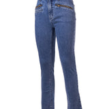 Jeans Natural Flex Mujer Leman Azul Rockford