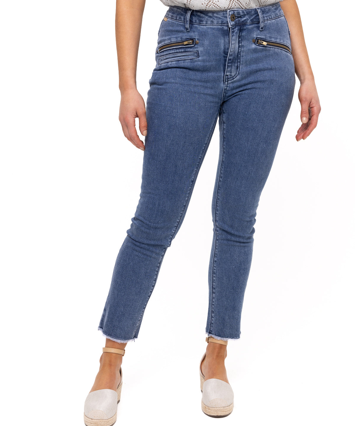 Jeans Natural Flex Mujer Leman Azul Rockford