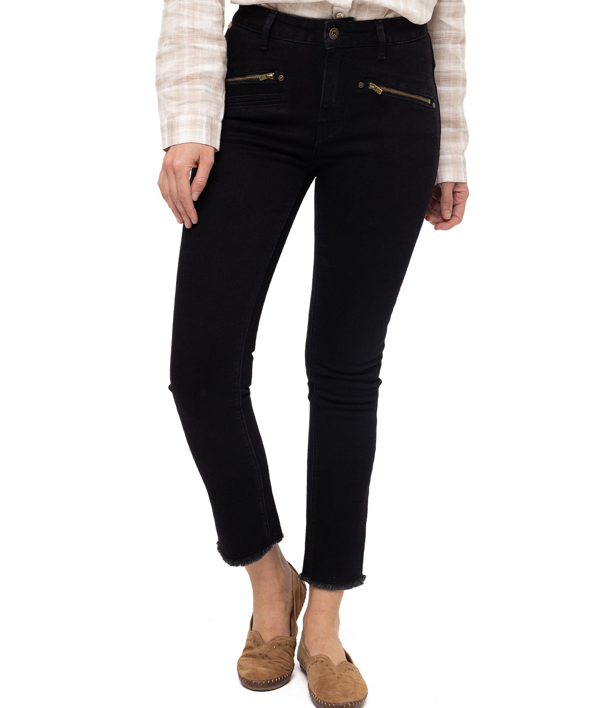 Jeans Natural Flex Mujer Leman Negro Rockford