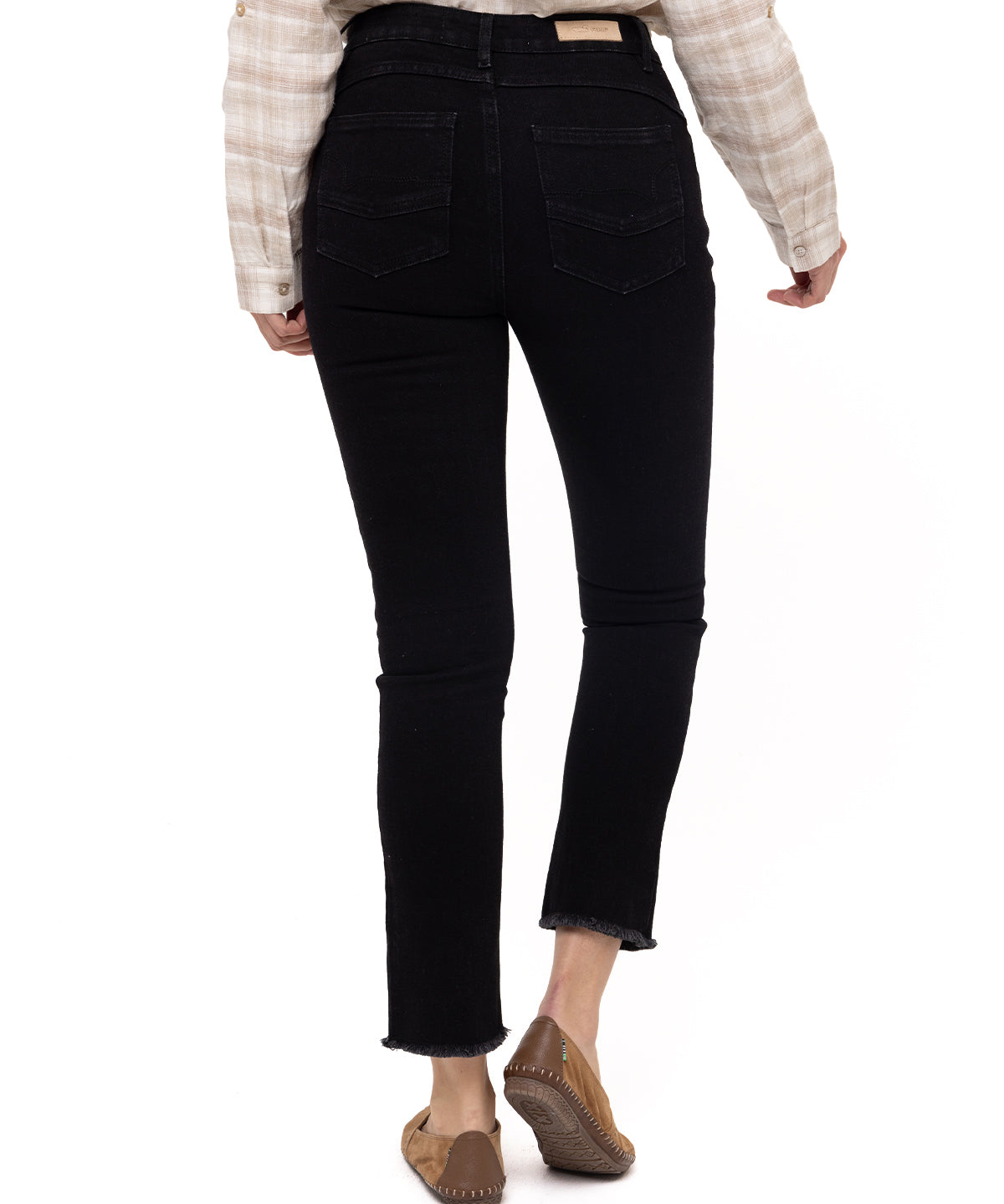 Jeans Natural Flex Mujer Leman Negro Rockford