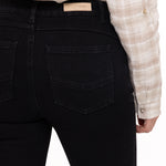 Jeans Natural Flex Mujer Leman Negro Rockford