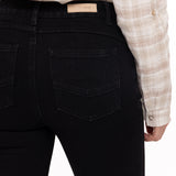 Jeans Natural Flex Mujer Leman Negro Rockford