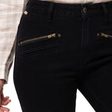 Jeans Natural Flex Mujer Leman Negro Rockford