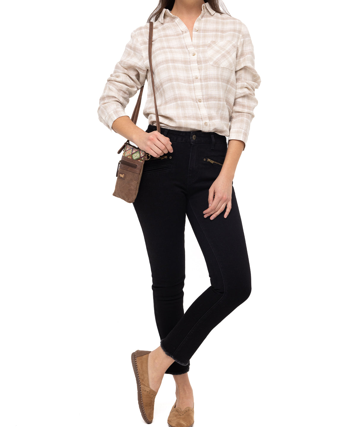Jeans Natural Flex Mujer Leman Negro Rockford