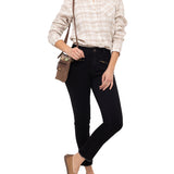 Jeans Natural Flex Mujer Leman Negro Rockford