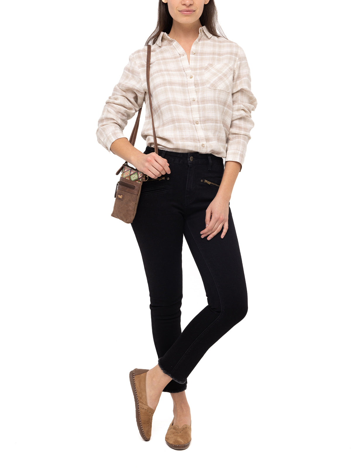 Jeans Natural Flex Mujer Leman Negro Rockford