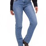 Jeans Natural Flex Mujer Oliviastripe Azul Rockford