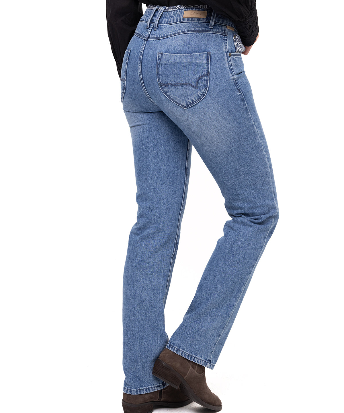 Jeans Natural Flex Mujer Oliviastripe Azul Rockford