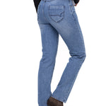 Jeans Natural Flex Mujer Oliviastripe Azul Rockford