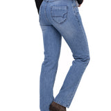 Jeans Natural Flex Mujer Oliviastripe Azul Rockford