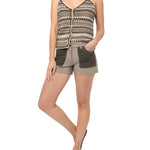 Short Wax Mujer Carcans Verde Oscuro Rockford