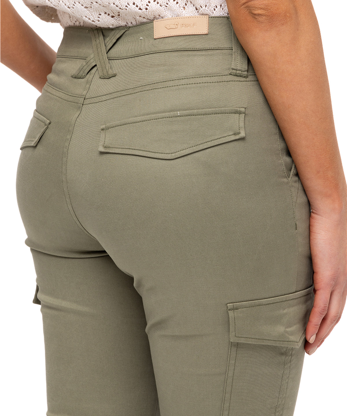 Pantalón Lyocell Mujer Utah Oliva Rockford