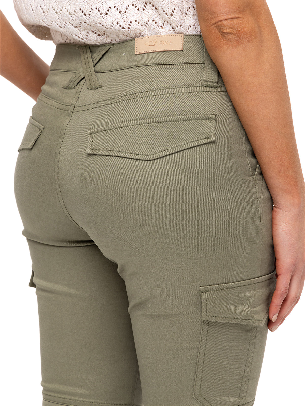 Pantalón Lyocell Mujer Utah Oliva Rockford