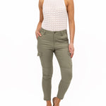 Pantalón Lyocell Mujer Utah Oliva Rockford