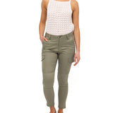 Pantalón Lyocell Mujer Utah Oliva Rockford