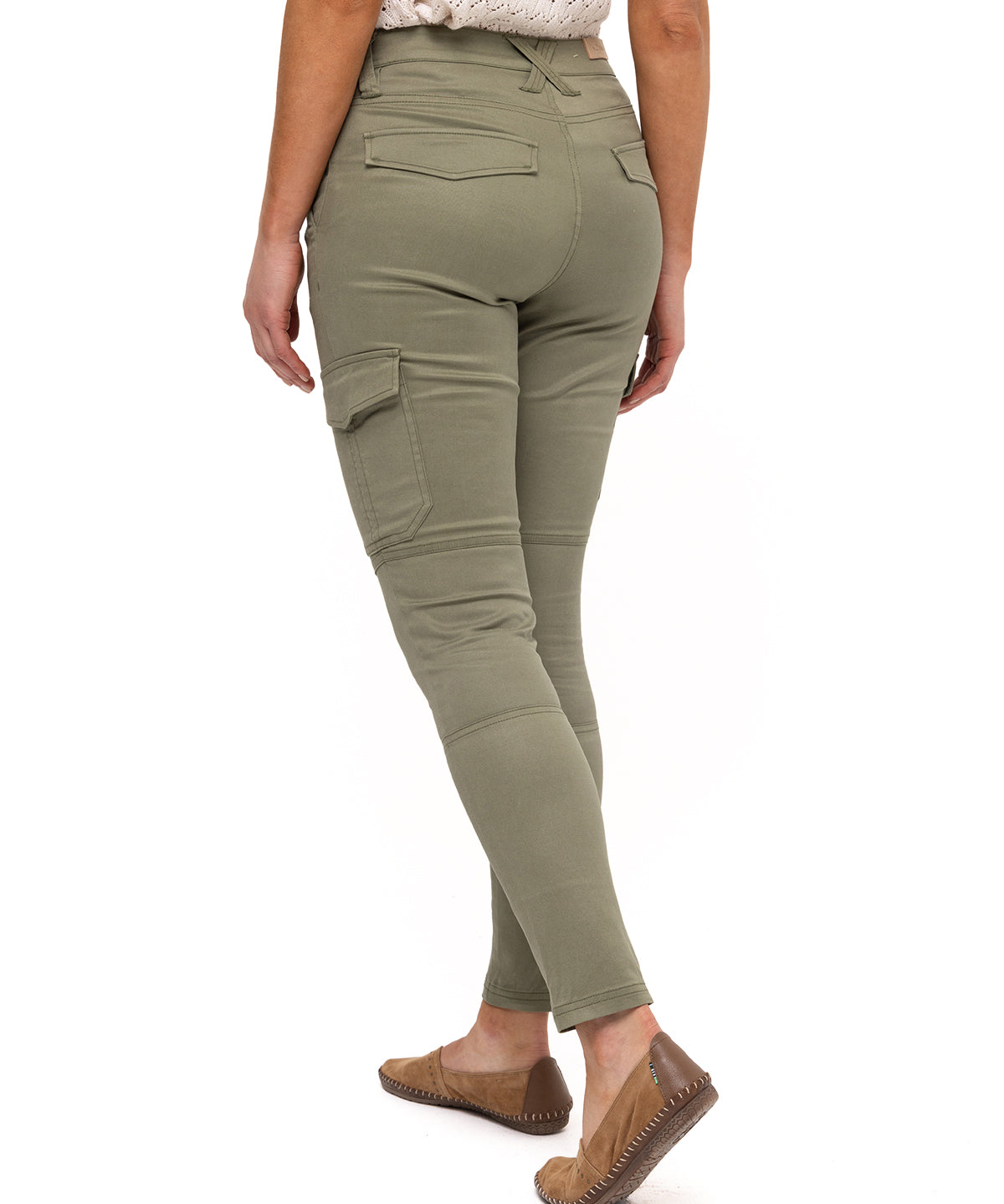 Pantalón Lyocell Mujer Utah Oliva Rockford