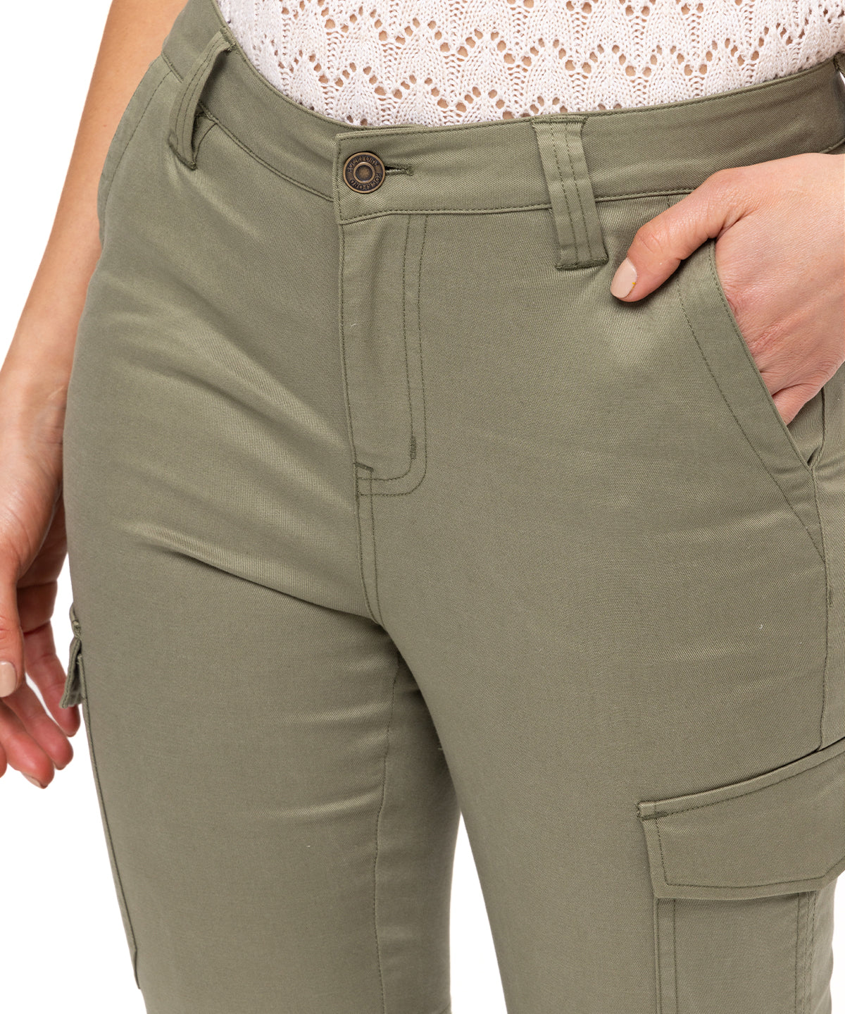 Pantalón Lyocell Mujer Utah Oliva Rockford
