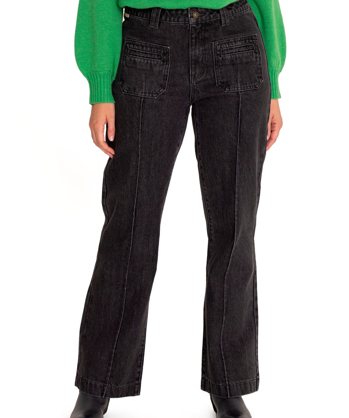 Jeans Algodón Orgánico Mujer Thau Gris Rockford