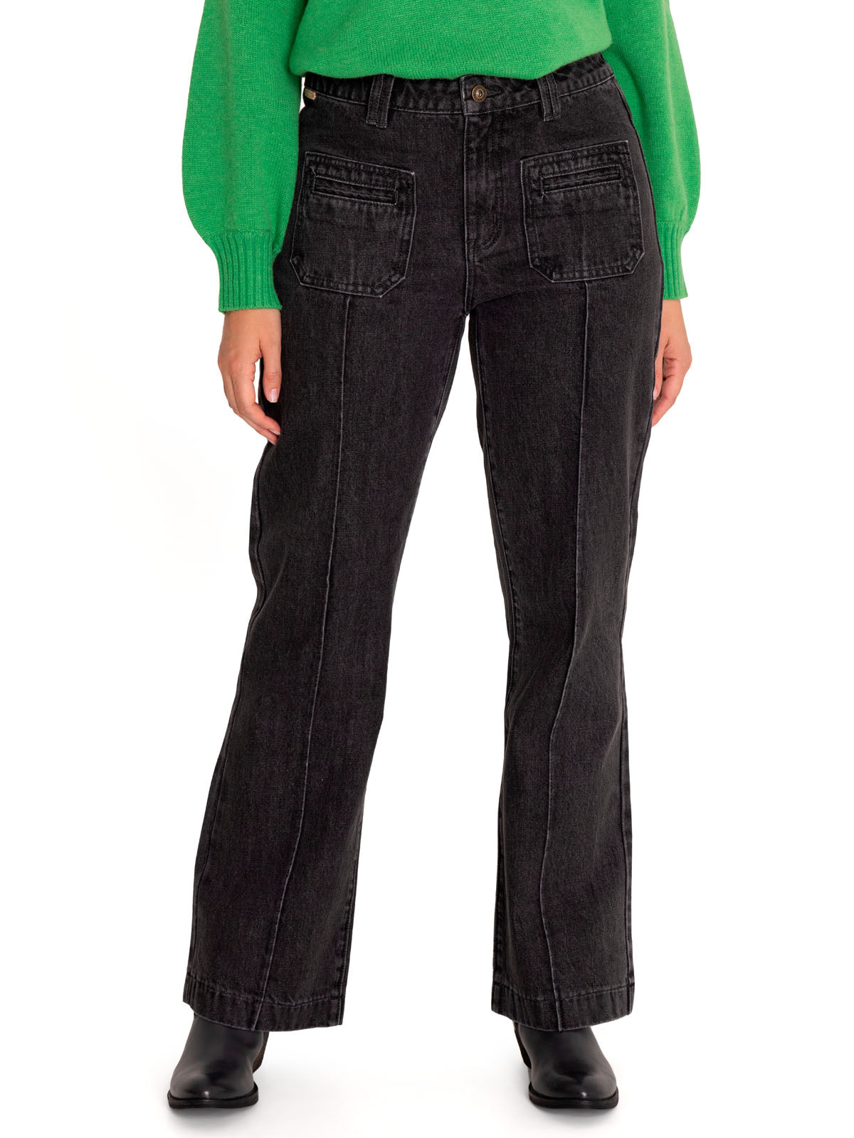 Jeans Algodón Orgánico Mujer Thau Gris Rockford