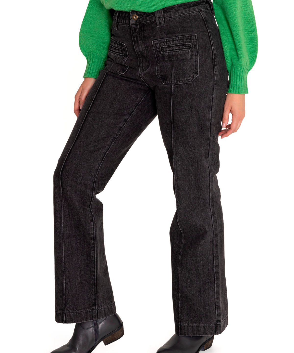 Jeans Algodón Orgánico Mujer Thau Gris Rockford