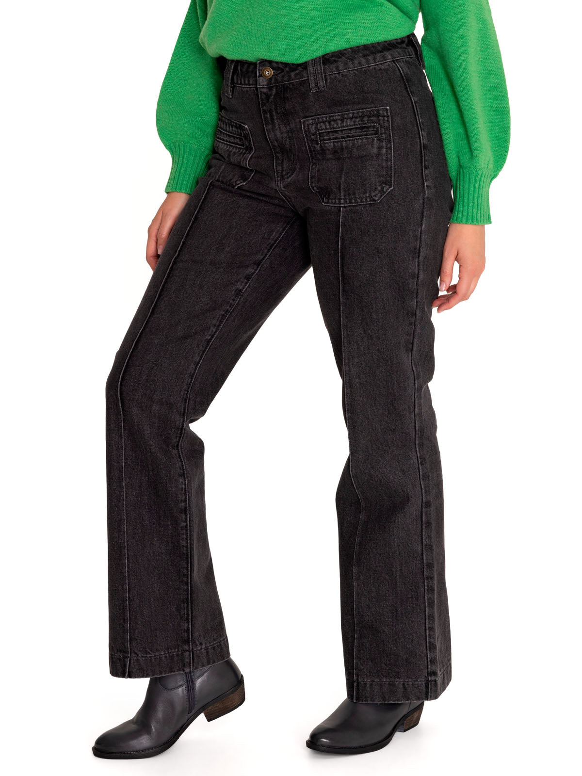 Jeans Algodón Orgánico Mujer Thau Gris Rockford