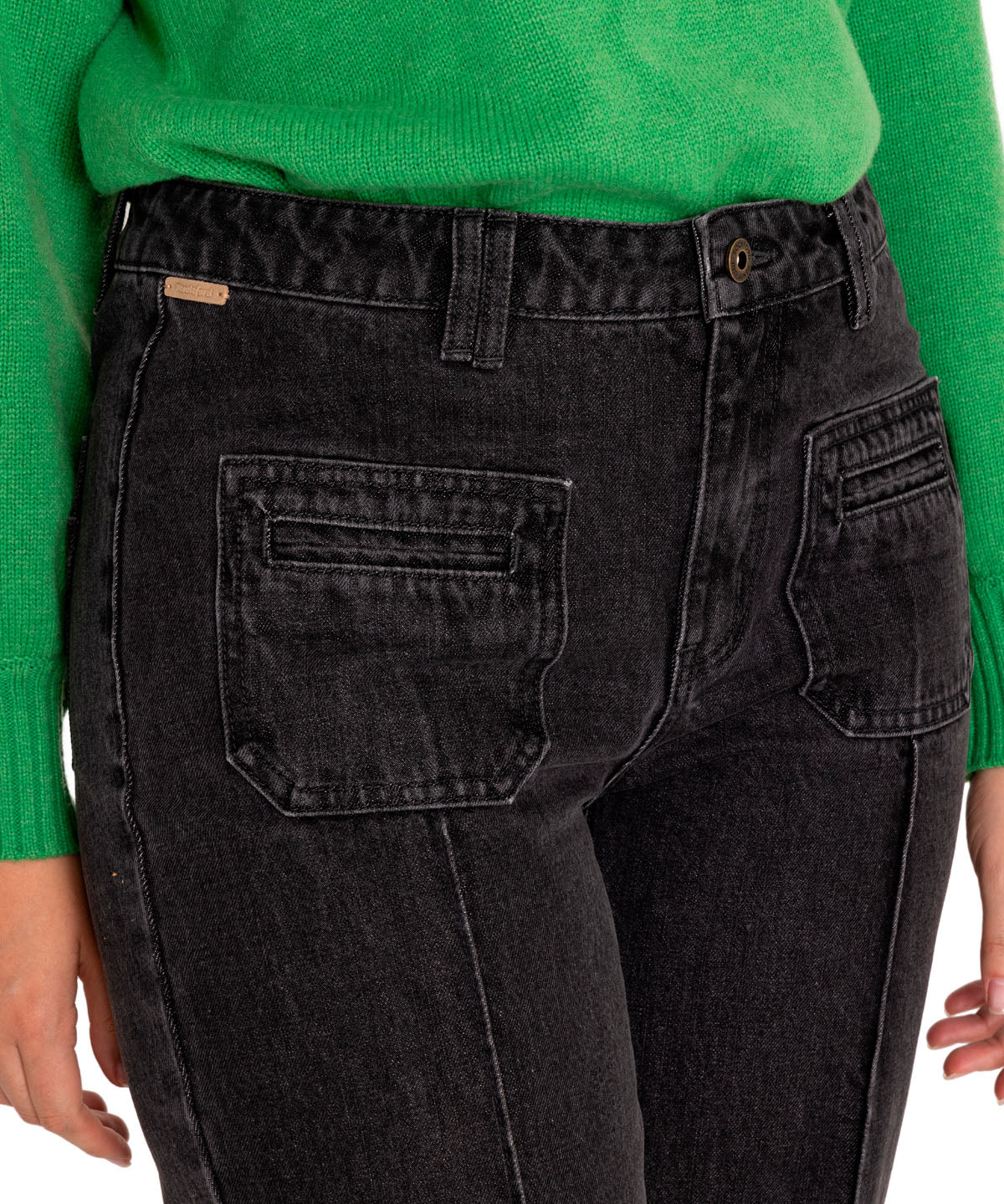 Jeans Algodón Orgánico Mujer Thau Gris Rockford