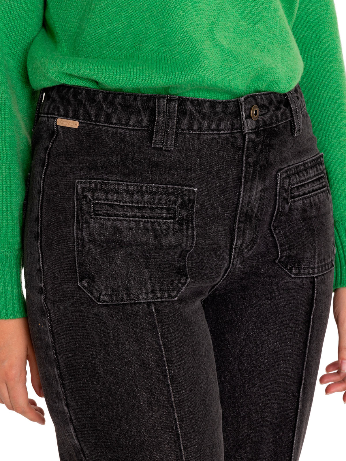 Jeans Algodón Orgánico Mujer Thau Gris Rockford