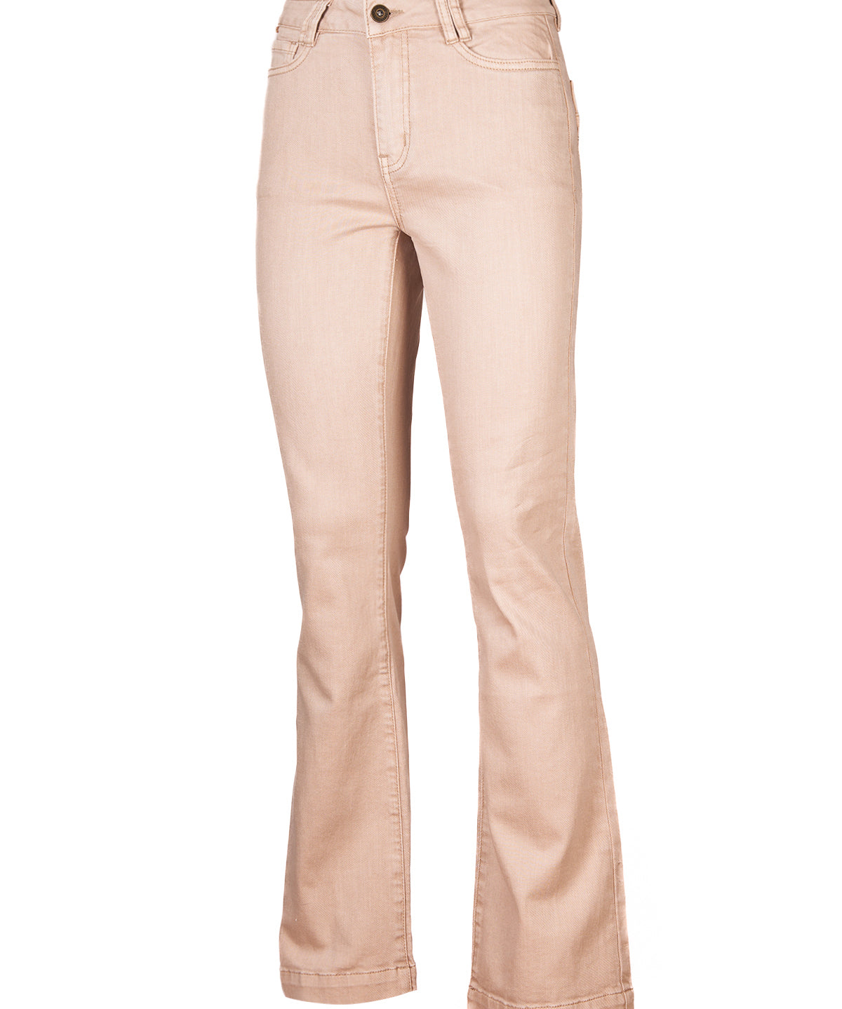 Jeans Algodón Orgánico Mujer Nia Beige/Crudo Rockford