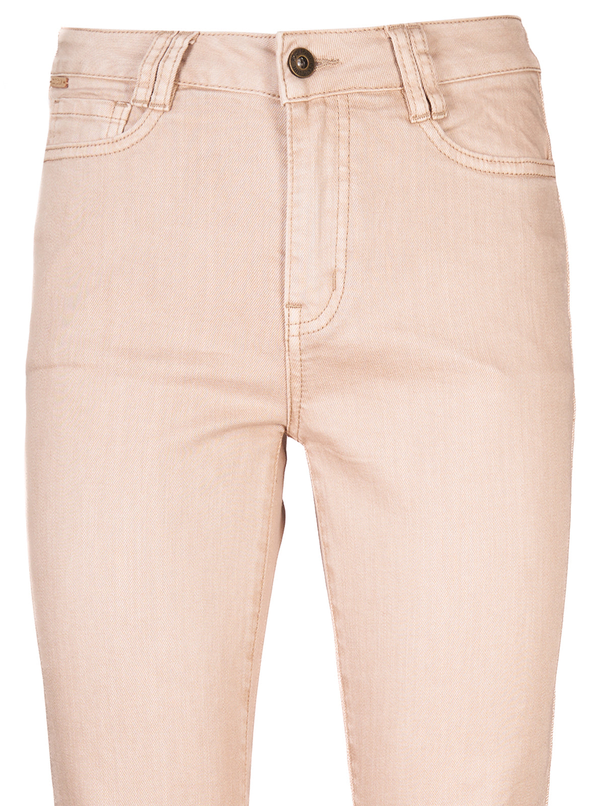 Jeans Algodón Orgánico Mujer Nia Beige/Crudo Rockford