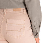 Jeans Algodón Orgánico Mujer Nia Beige/Crudo Rockford