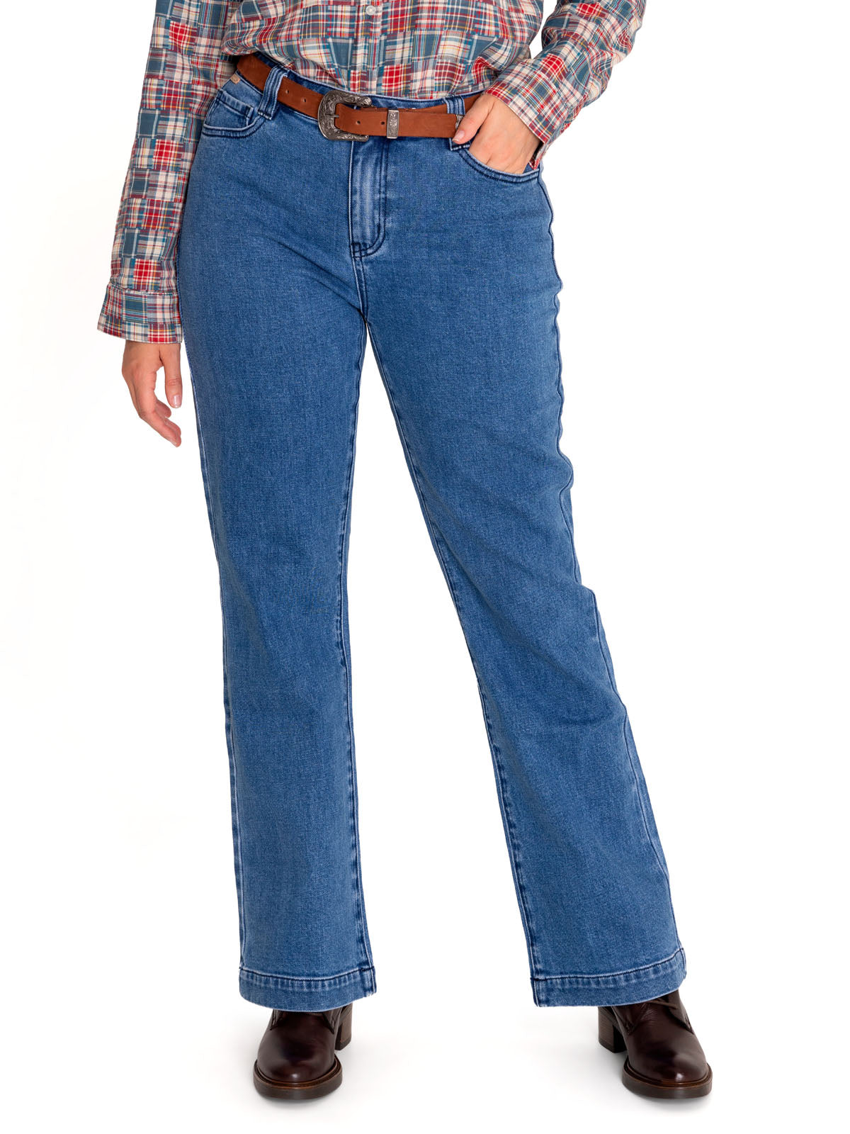 Jeans Algodón Orgánico Mujer Nia Azul Rockford