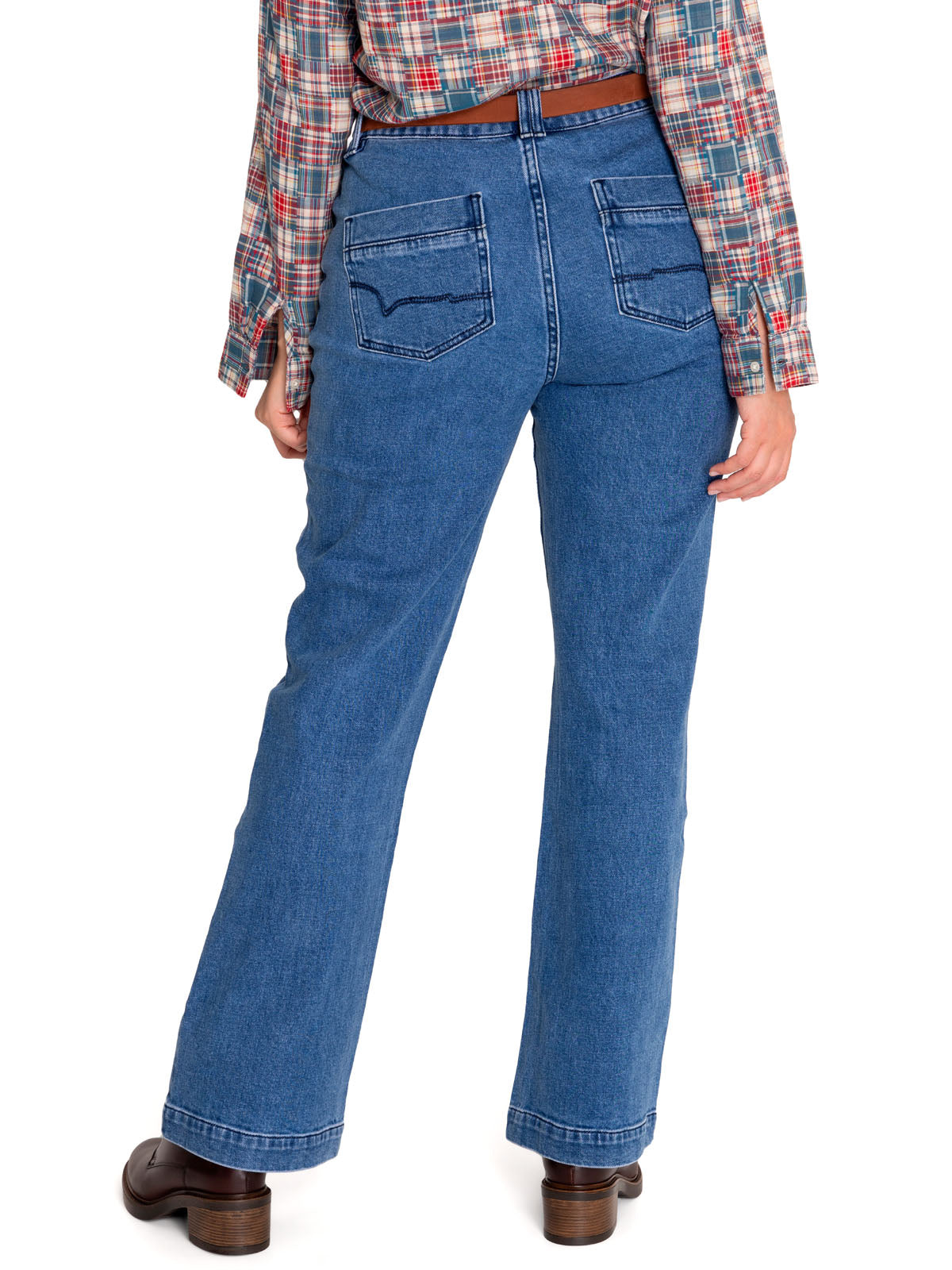 Jeans Algodón Orgánico Mujer Nia Azul Rockford