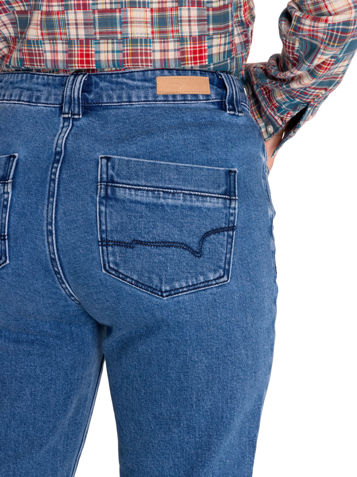 Jeans Algodón Orgánico Mujer Nia Azul Rockford