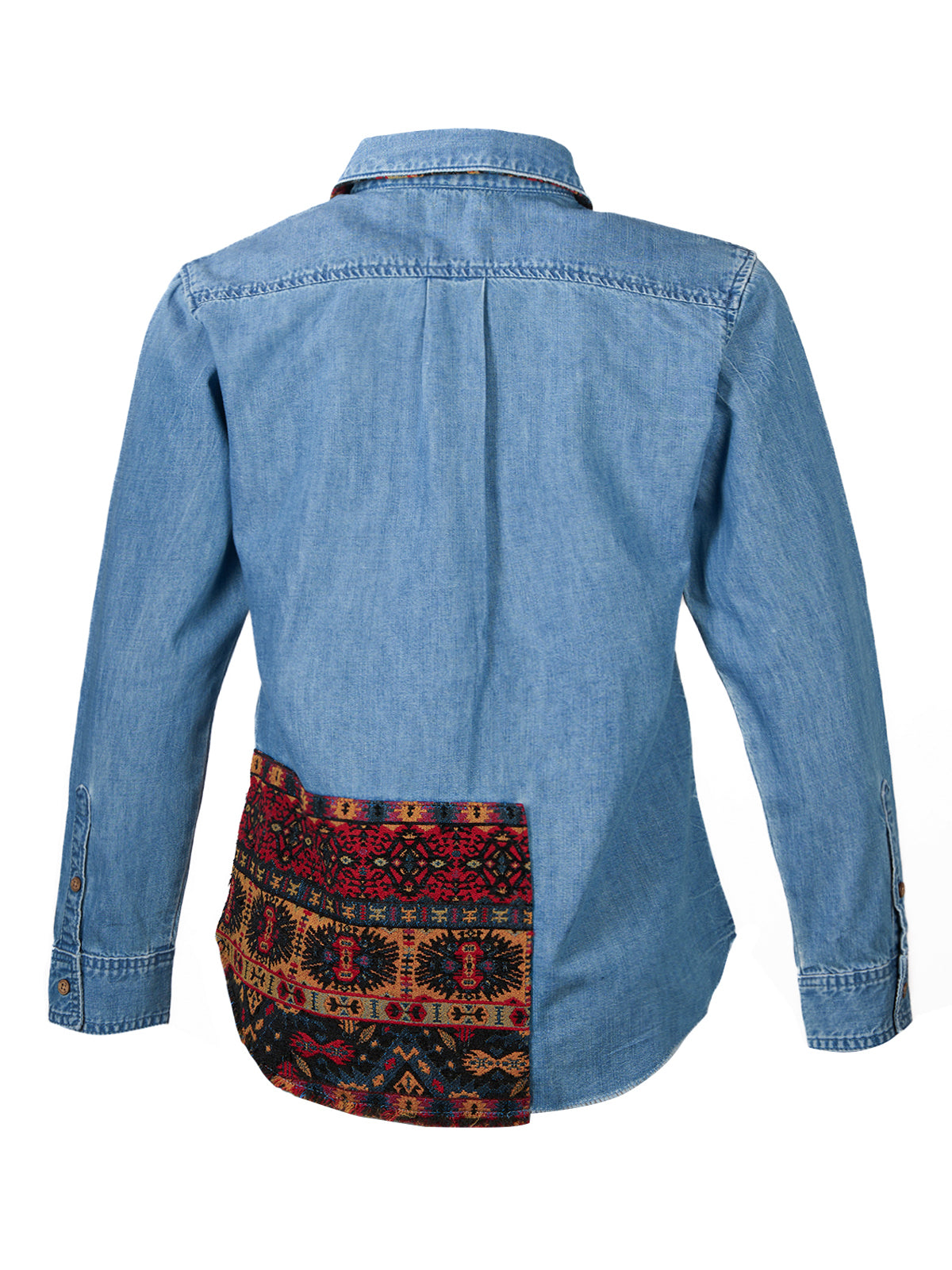 Blusa Algodón Orgánico Mujer Cali Azul Rockford