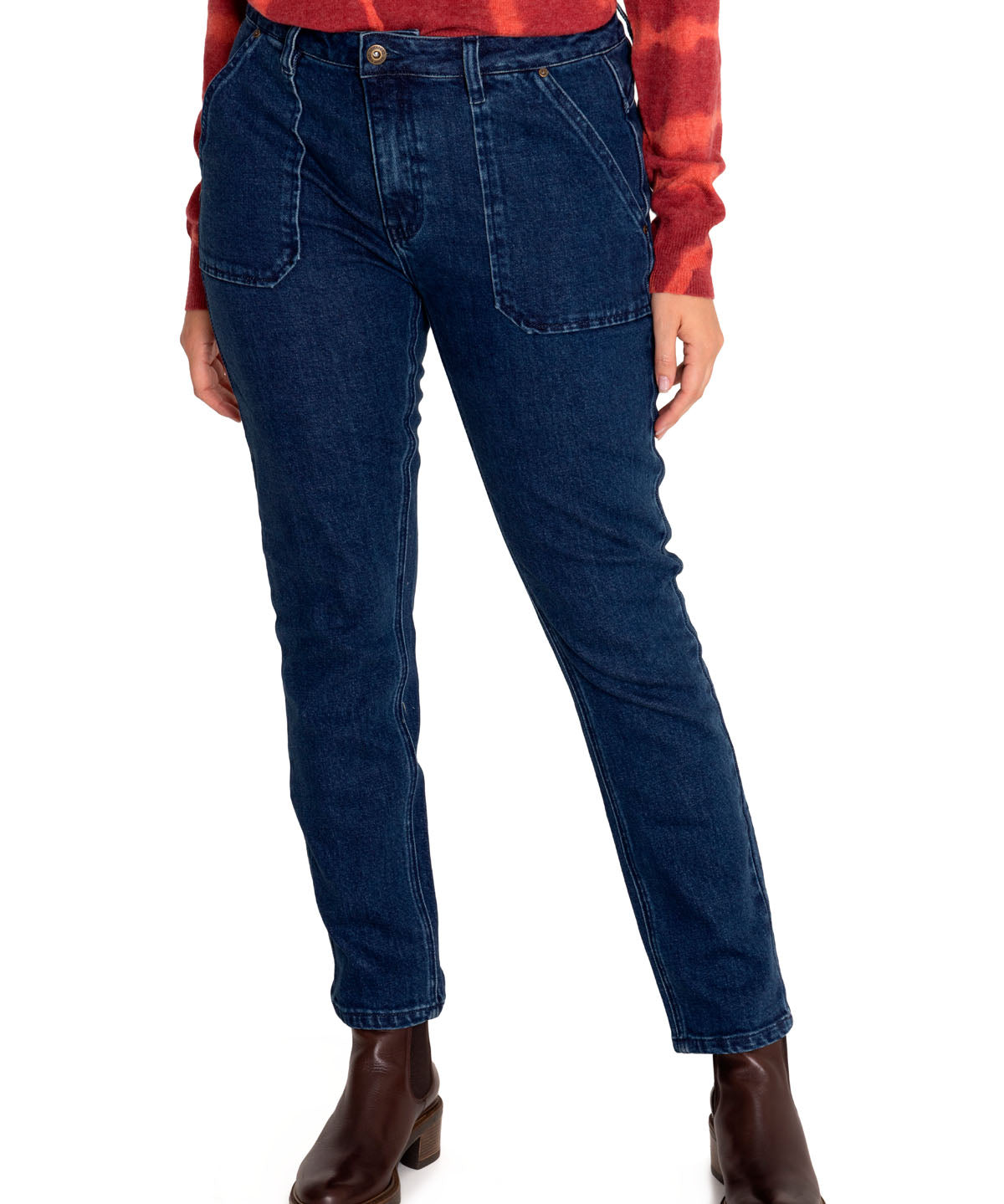 Jeans Algodón Orgánico Mujer Romero Azul Rockford
