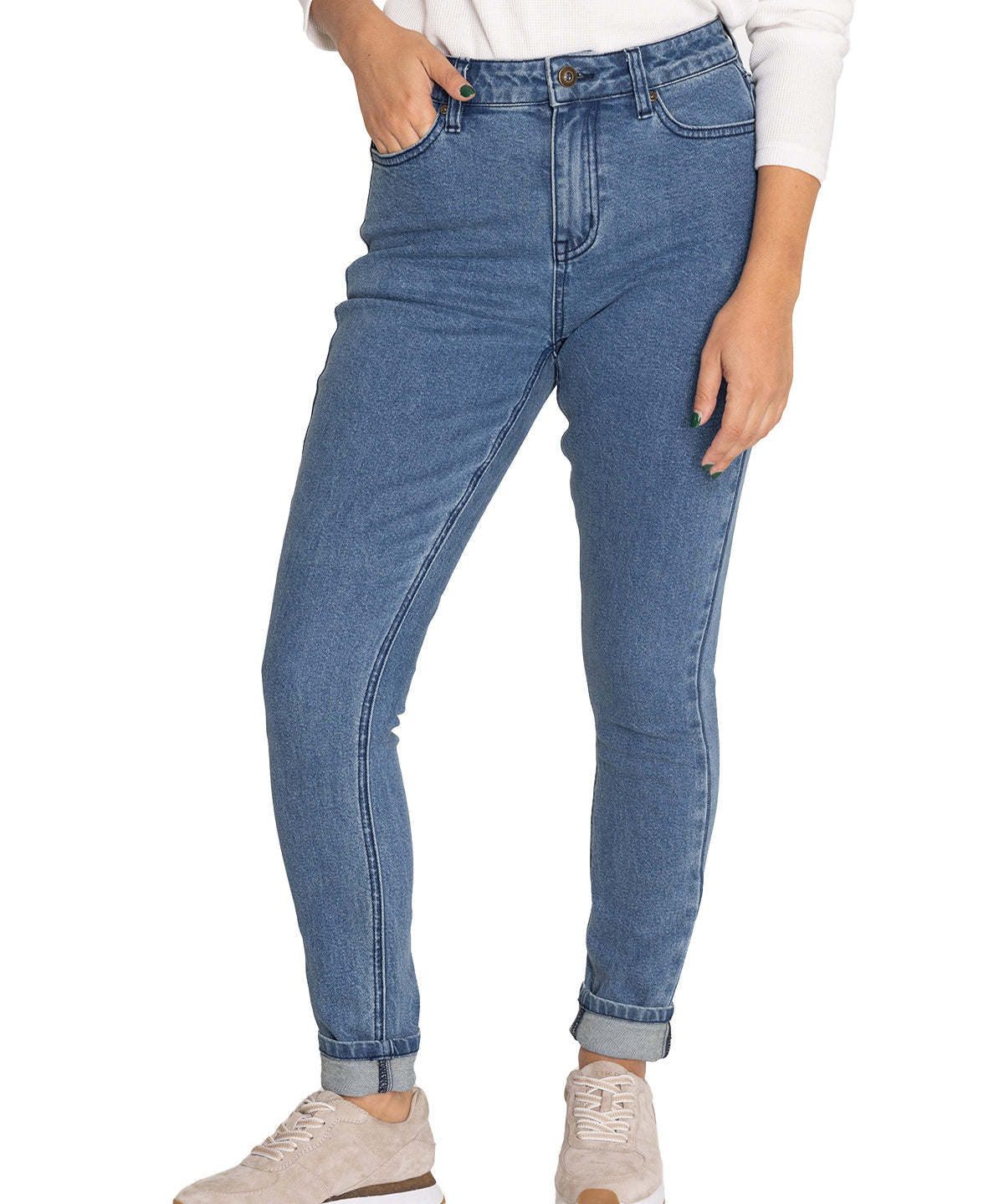 Jeans Algodón Orgánico Mujer Macao Azul Rockford