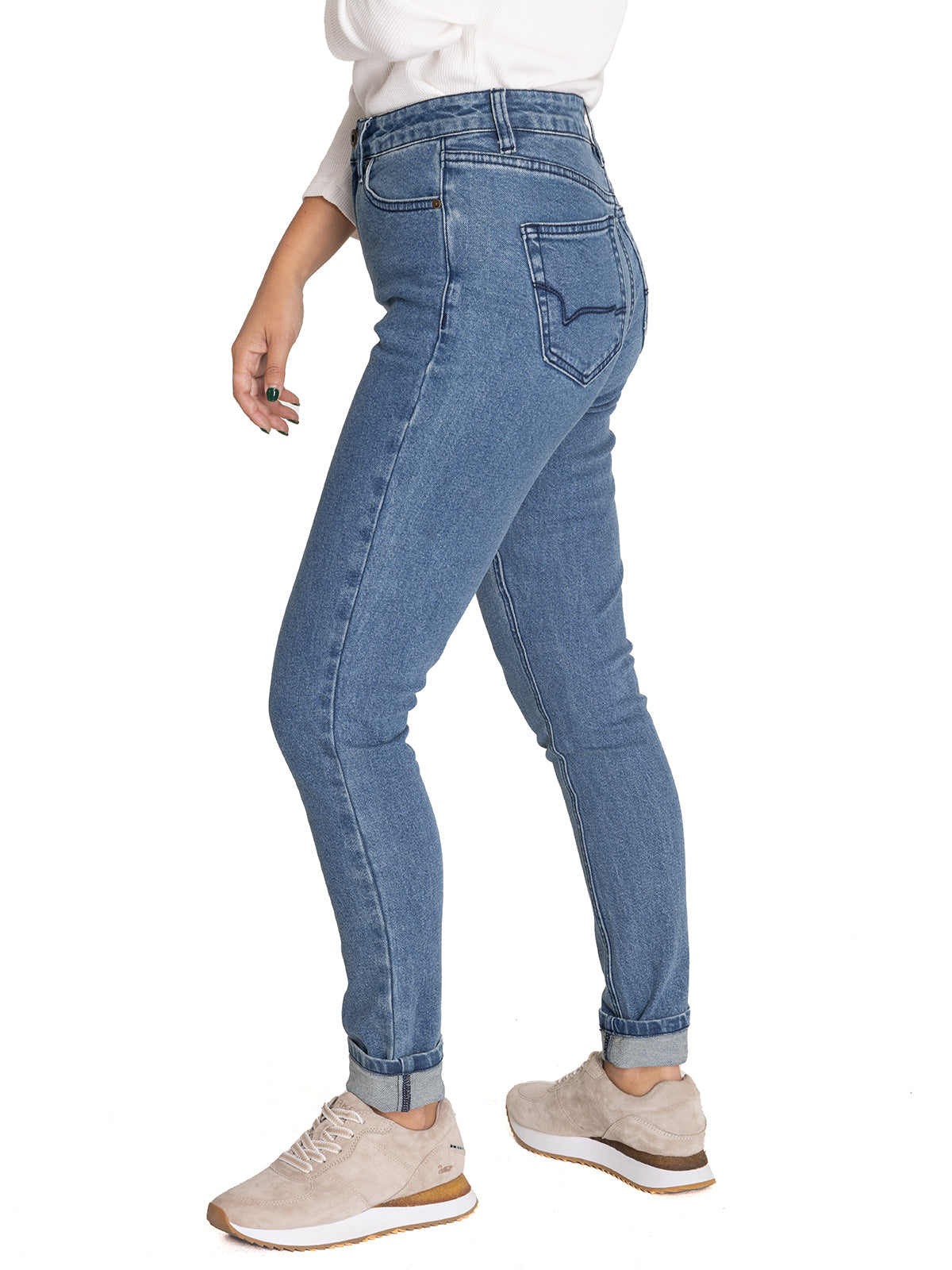 Jeans Algodón Orgánico Mujer Macao Azul Rockford