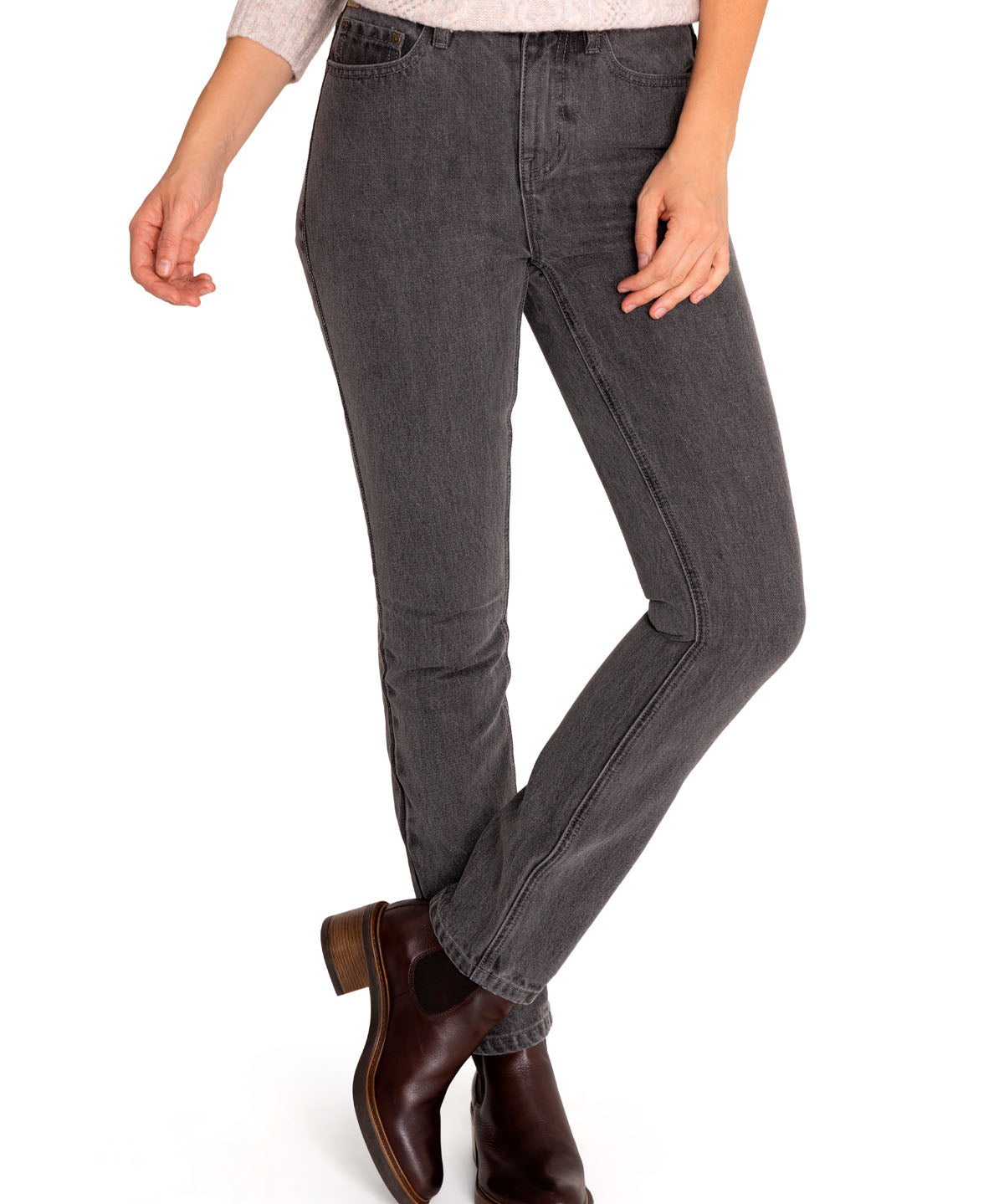 Jeans Algodón Orgánico Mujer Macao Gris Rockford
