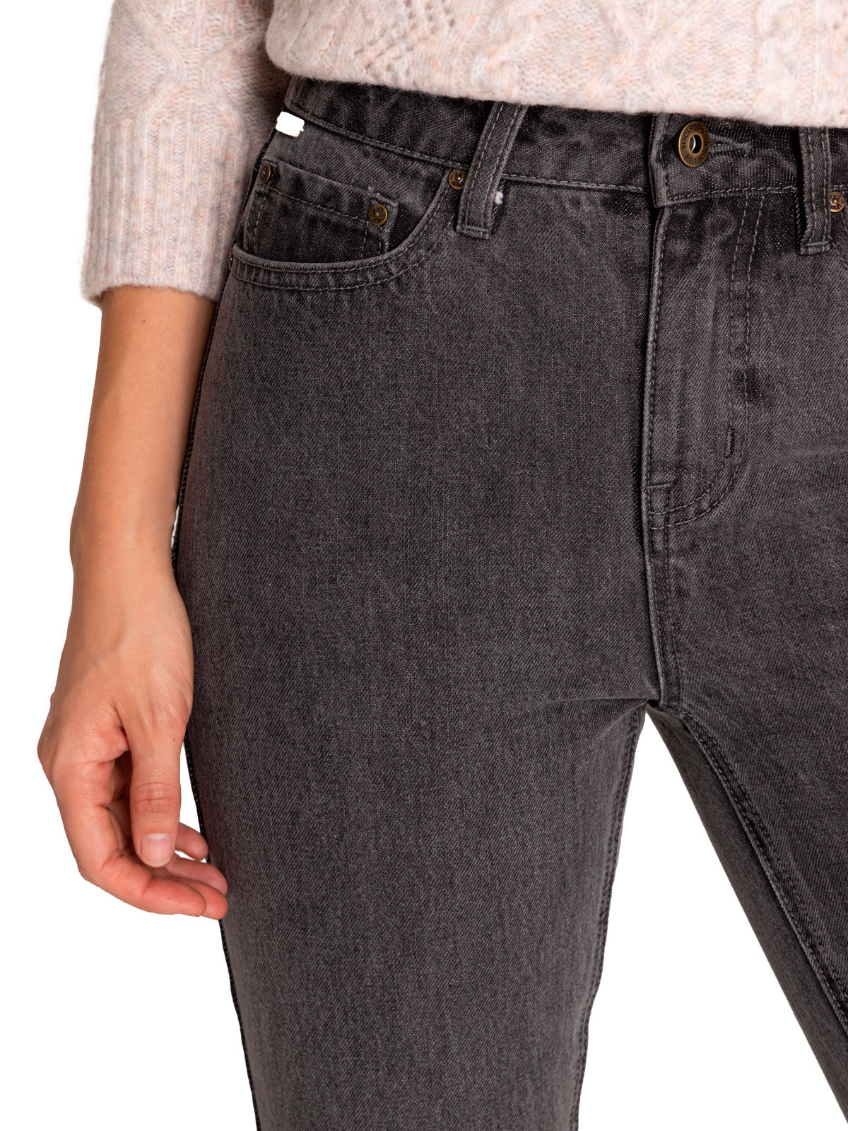 Jeans Algodón Orgánico Mujer Macao Gris Rockford