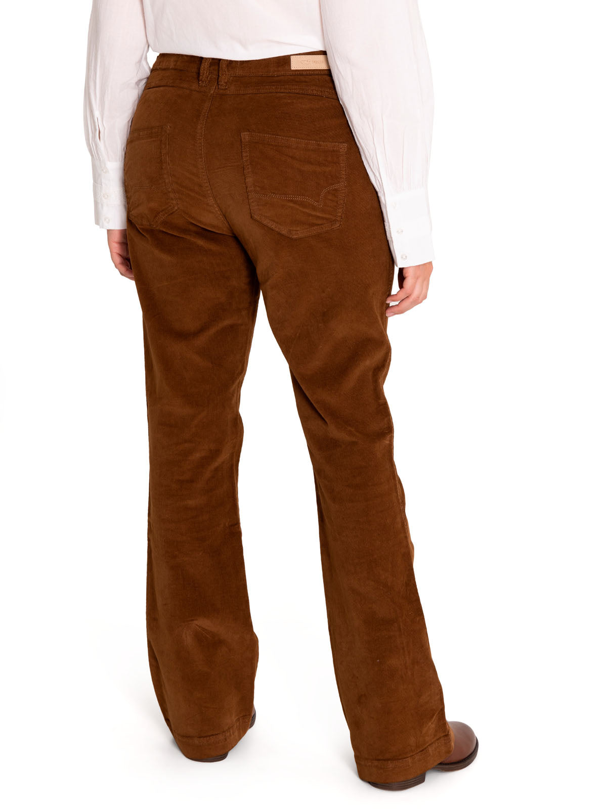 Pantalón Algodón Orgánico Mujer Alicia Café Rockford