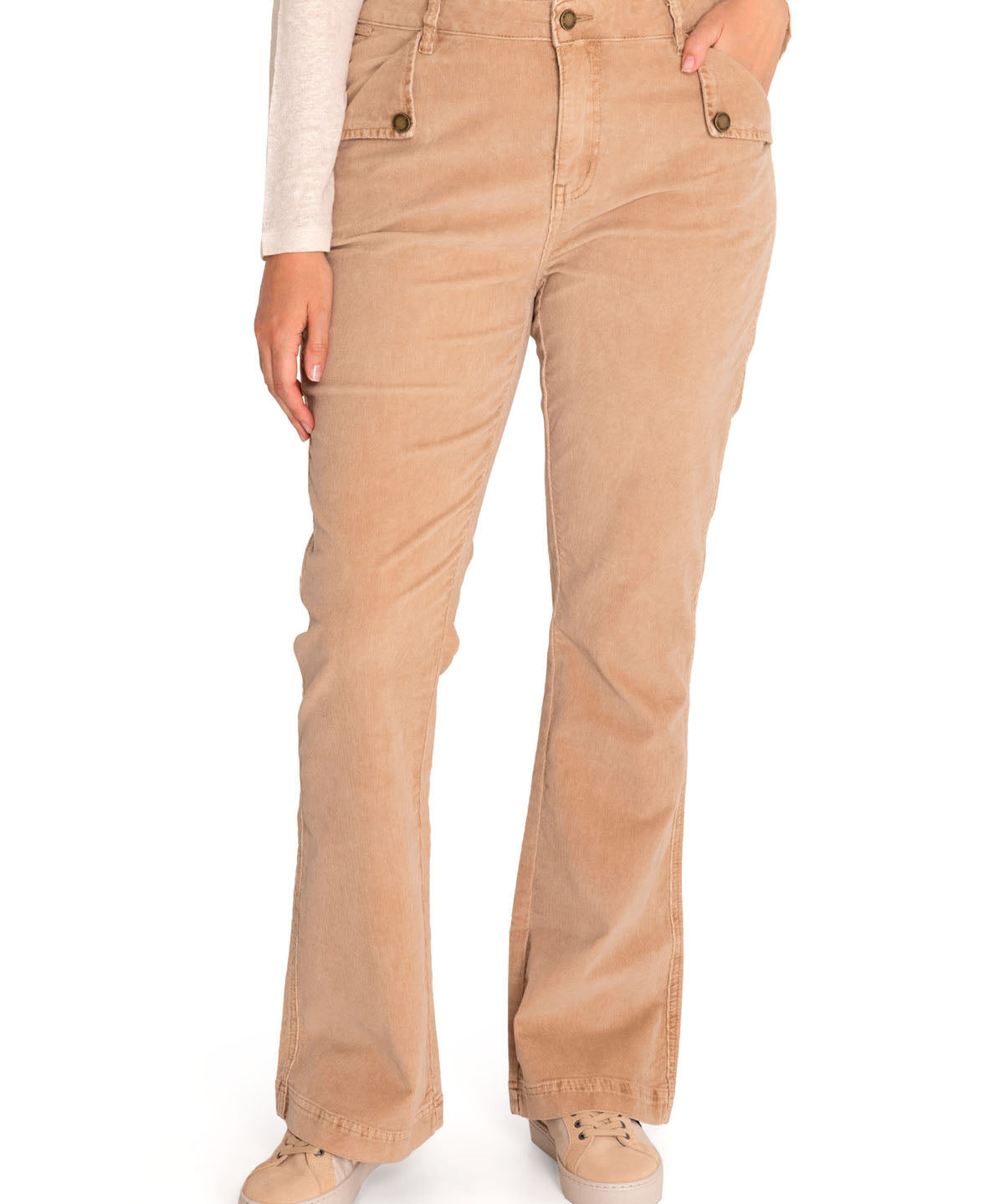 Pantalón Algodón Orgánico Mujer Alicia Beige Rockford
