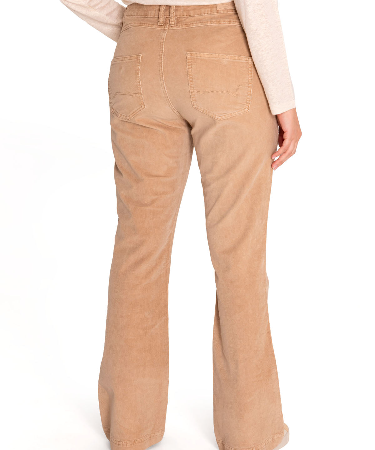 Pantalón Algodón Orgánico Mujer Alicia Beige Rockford