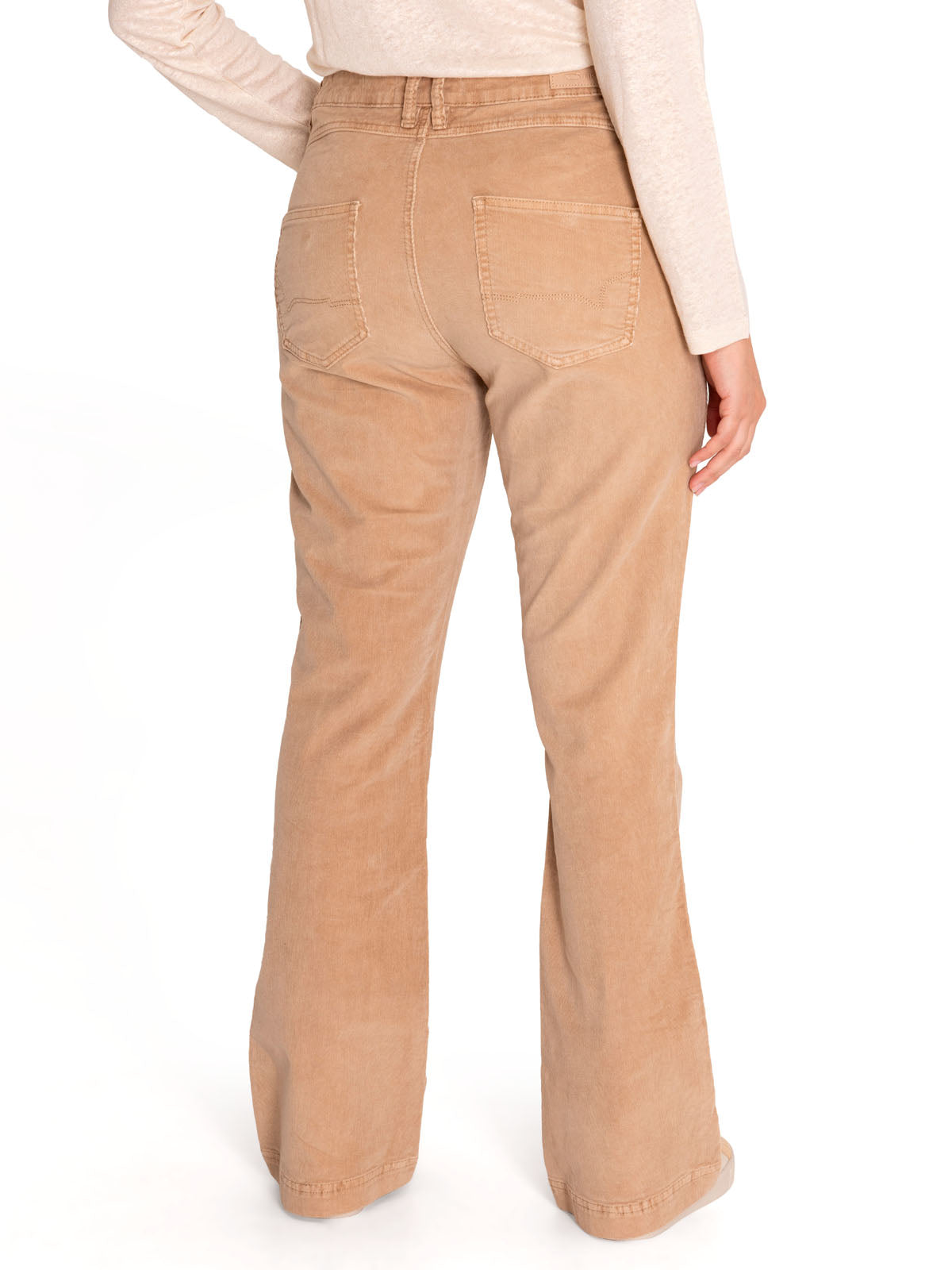 Pantalón Algodón Orgánico Mujer Alicia Beige Rockford