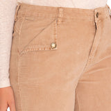 Pantalón Algodón Orgánico Mujer Alicia Beige Rockford
