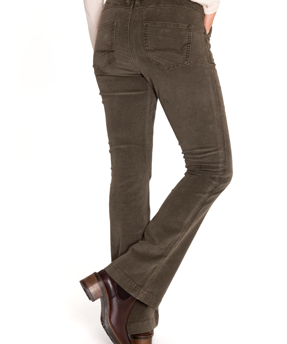 Pantalón Algodón Orgánico Mujer Alicia Verde Rockford