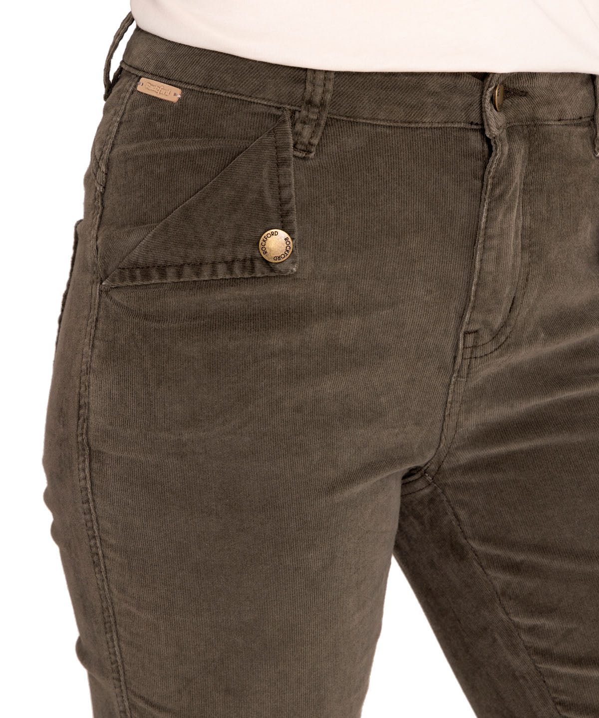 Pantalón Algodón Orgánico Mujer Alicia Verde Rockford